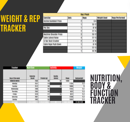 12 Week Bodybuilding Program | 5 Day Split