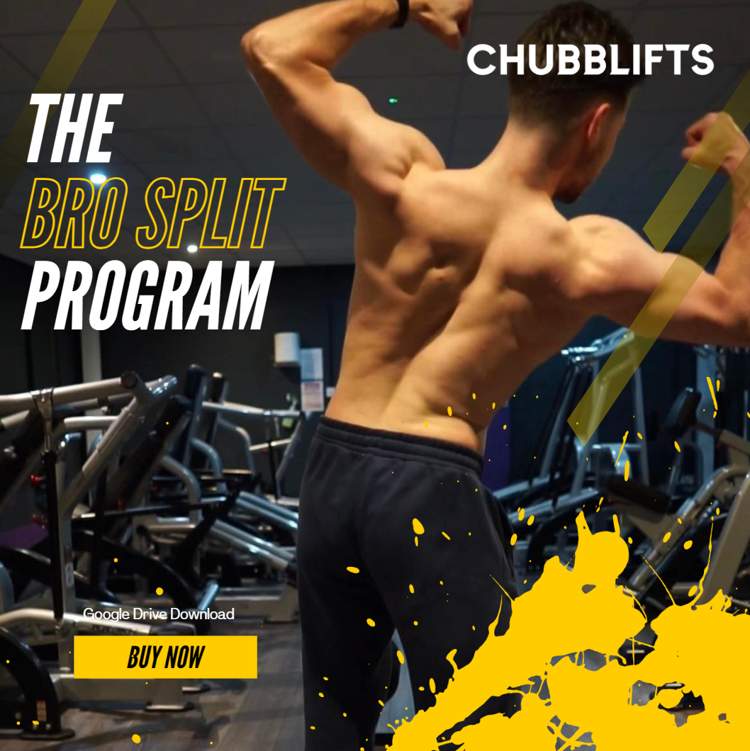 Bro Split Program | 5 Day Split